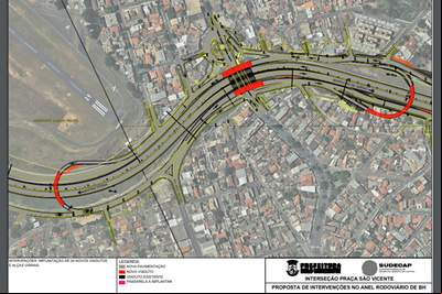 Obras nos viadutos do Anel Rodoviário